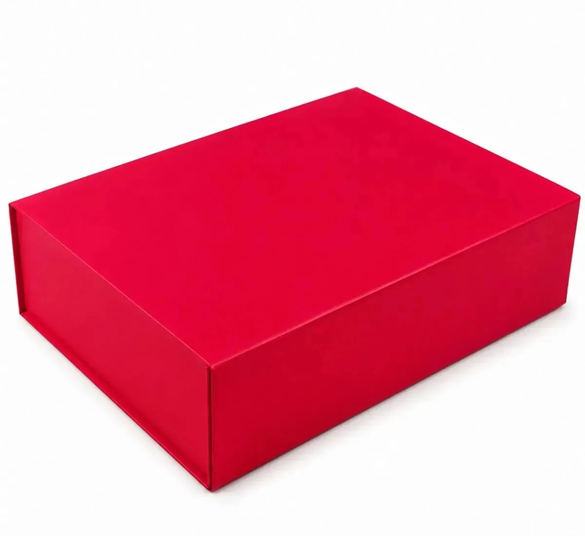 Kit 10 Caixas Preta Presente 36x26x8 Rigida Magnetica Luxo Cor Preto VERMELHO