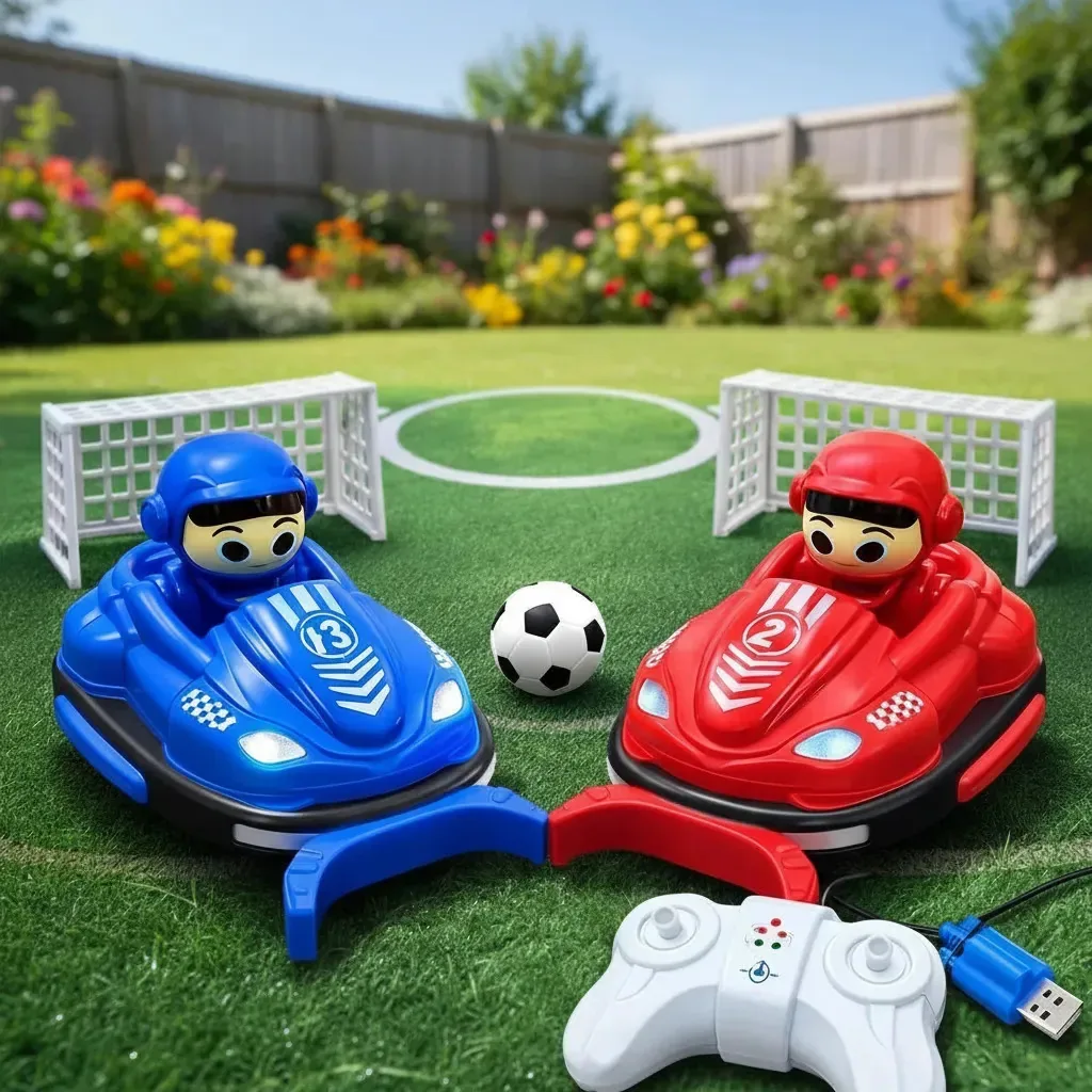 Carrinho de Controle Remoto Kart Bate Bate para 2 Jogadores Recarregável