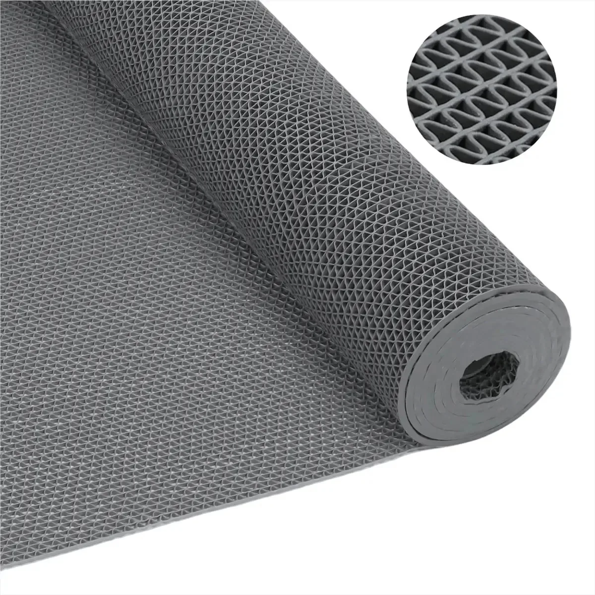 Piso Antiderrapante Kapazi Banheiro Piso 1,20m X 10m S-kap Cor Cinza