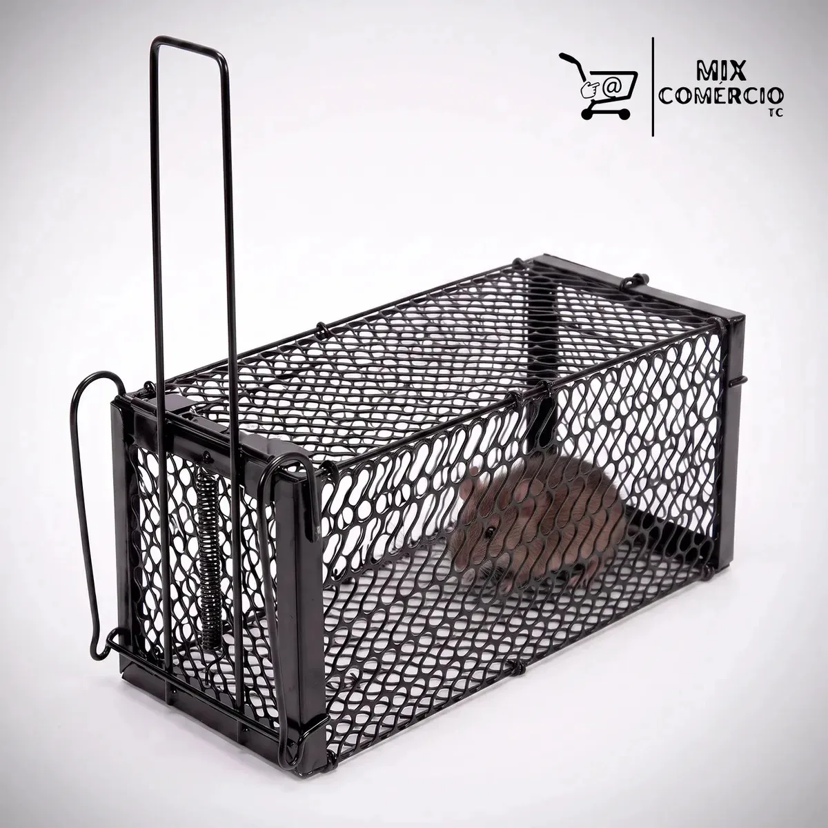 Ratoeira Armadilha Para Ratos Gaiola Grande Pega Rato Com Mola Reforçada Captura Viva Reutilizável Sem Veneno Controle De Roedores Residencial Comercial Cozinhas Depósitos e Galpões