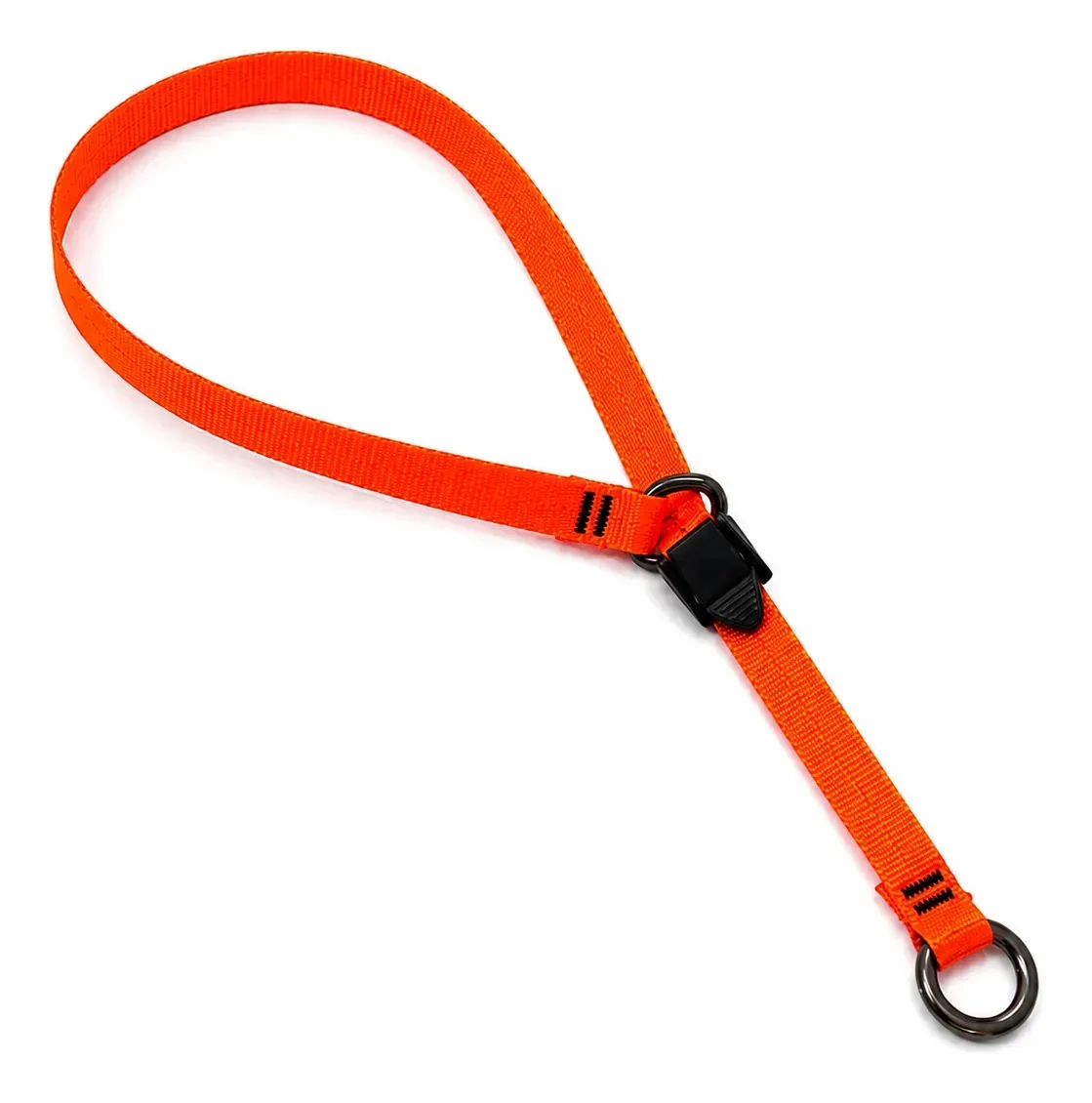 Colar Unificada Adestramento Cachorro Anti Puxão Treinamento Laranja