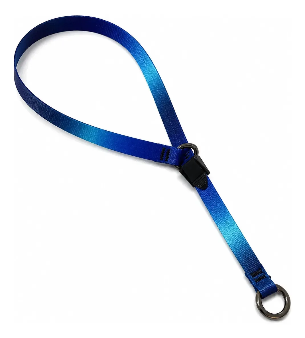 Colar Unificada Adestramento Cachorro Anti Puxão Treinamento Azul Degrade