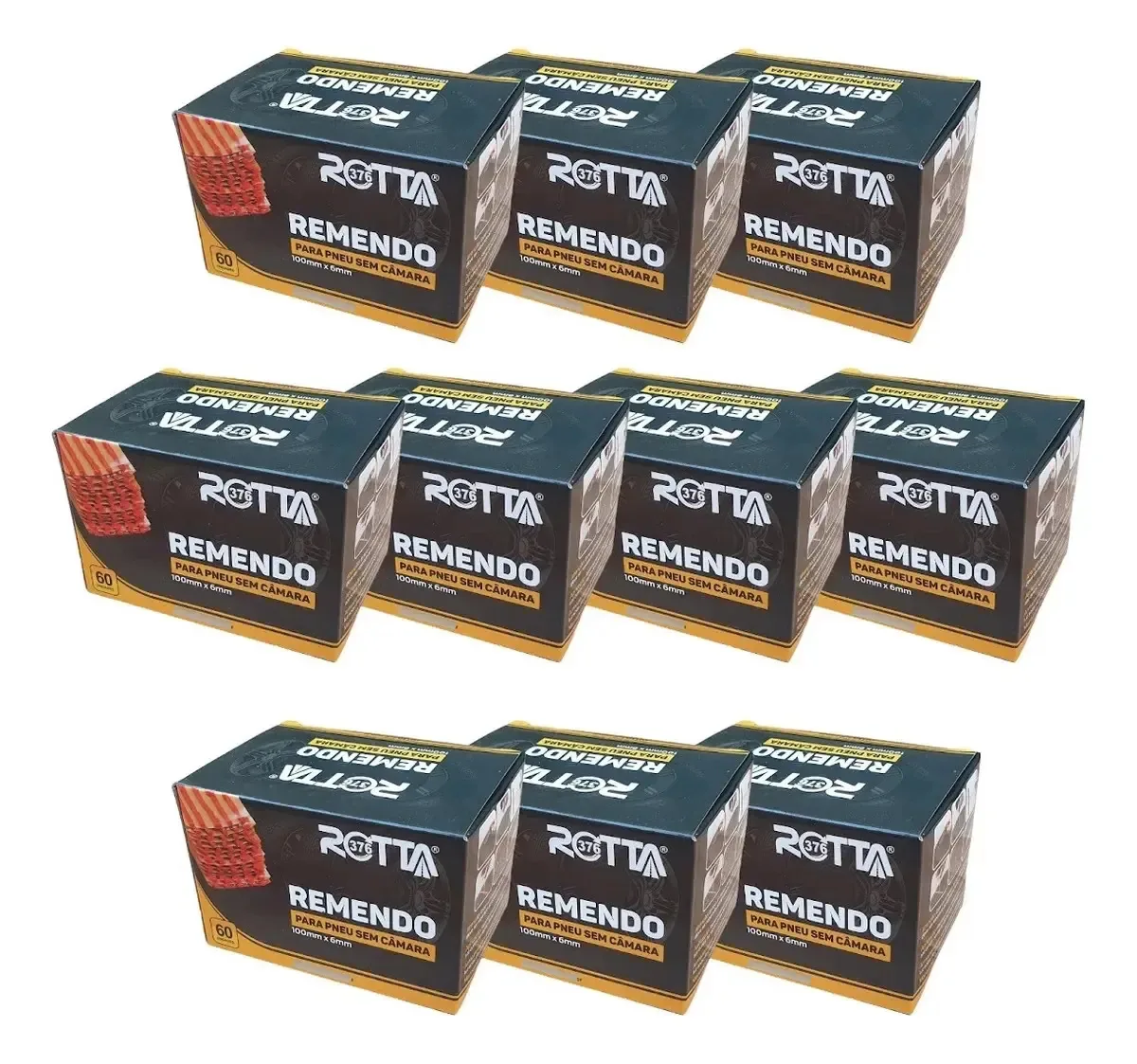 Kit 10 Refil Inserto Macarrão 6mm Carro Cx 60 Unidades