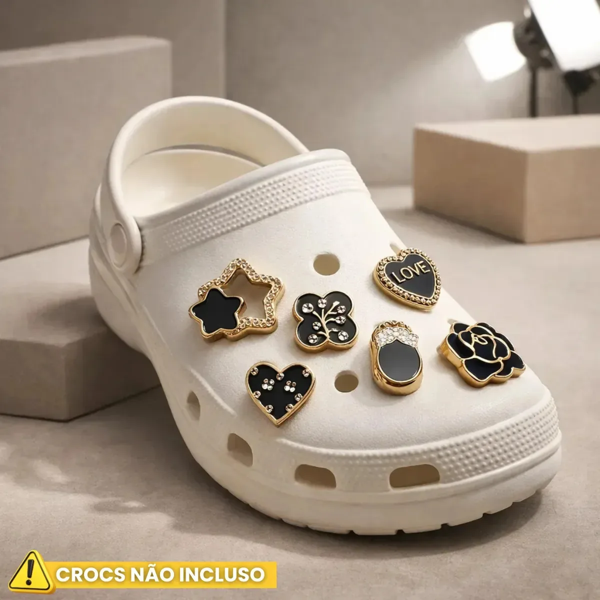 Jibbitz Pins Para Crocs Menina Infantil Kit Personalizado