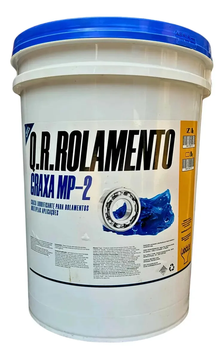 Graxas Rolamento Hidroestearato De Lítio 18kg Jocle