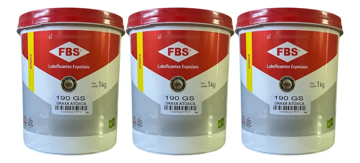 Kit Graxa 190gs Atóxica Industrial P Máquinas Alimentícias