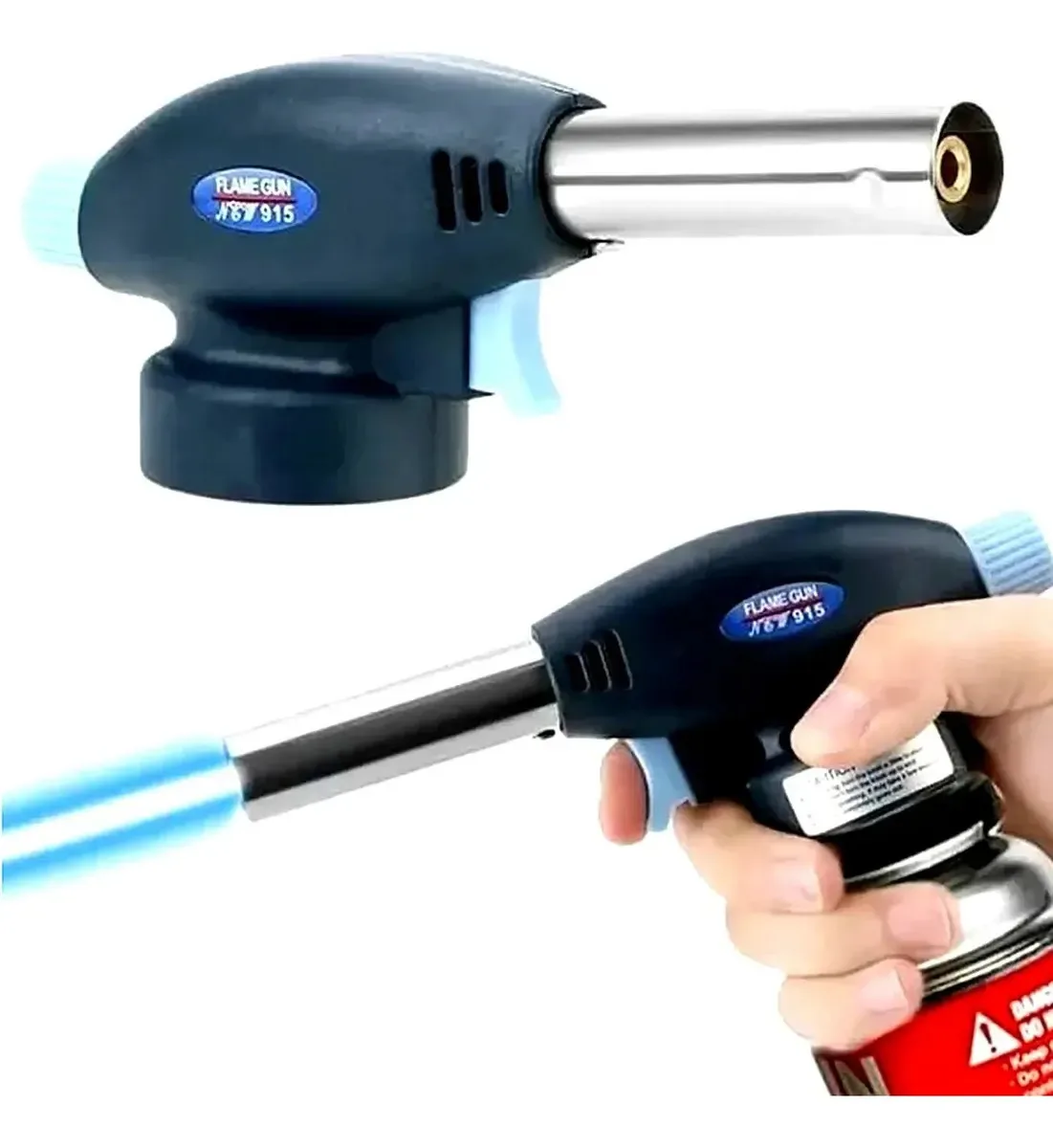 Top Chef Maçarico Regulável Preto 180g - Morsa De Bancada Preto