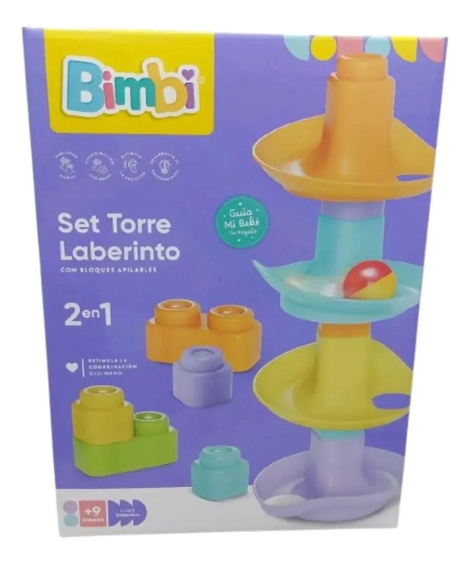 Conjunto Bimbi Laberinto Blocks 2 em 1
