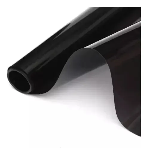 Folha polarizada espelhada preta de 3 m x 50 cm Filtro solar automático preto