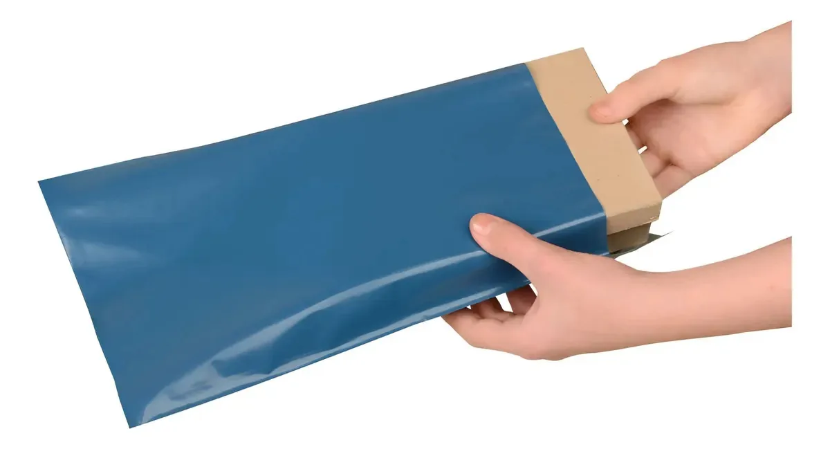 Sacos e envelopes Ecommerce X200 Smooth Blue No1 - 20x32+5 com ADH 3r