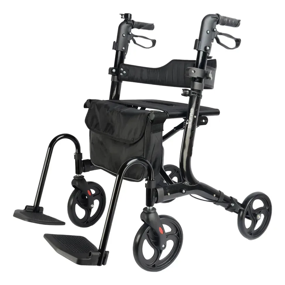 Andador de 4 rodas Silfab A3027n com freio