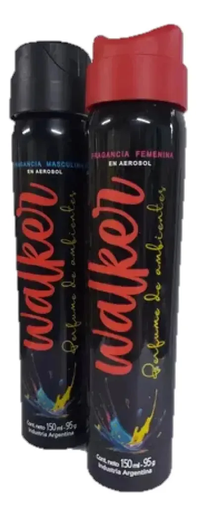 Perfume masculino Walker Blue Aerosol para carros e ambientes