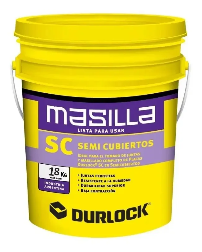 Massa semirrevestida Durlock Sc 18 Kg