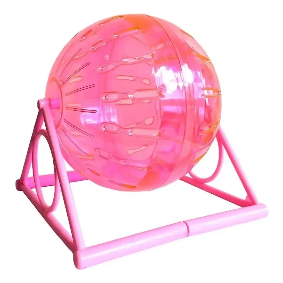 Esfera acrílica para roedores, porquinhos-da-índia, hamsters, ouriços rosa