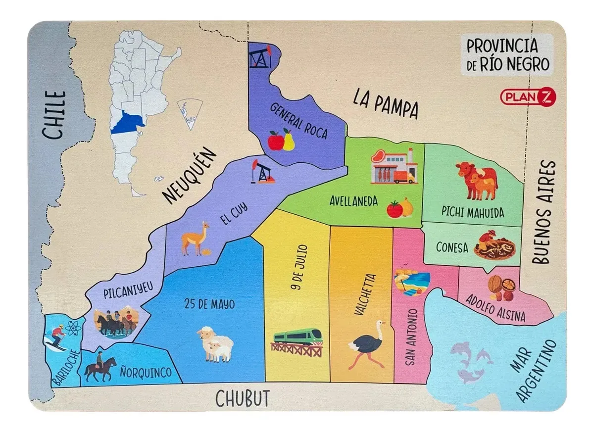 Quebra-cabeça de mapas de Black River, didático, de madeira, para crianças e adultos