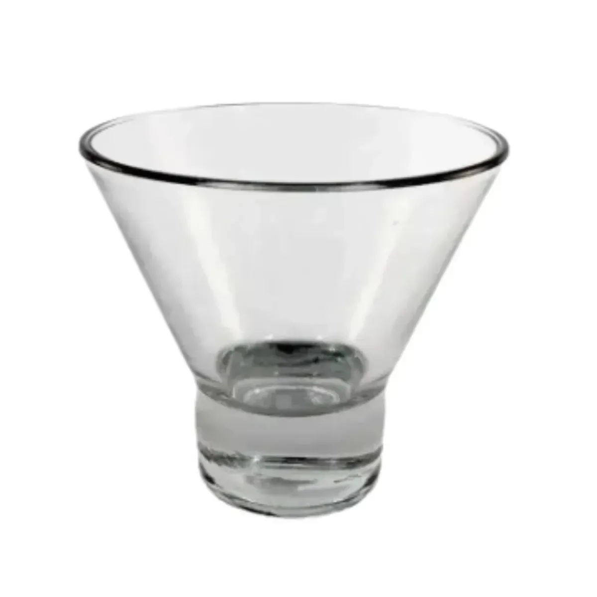 Conjunto X24, copo de sobremesa Atenas, 300 ml, vidro transparente, sobremesas foscas, gastronomia