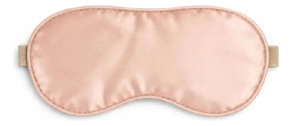 Máscara de dormir de cetim rosa Zeva
