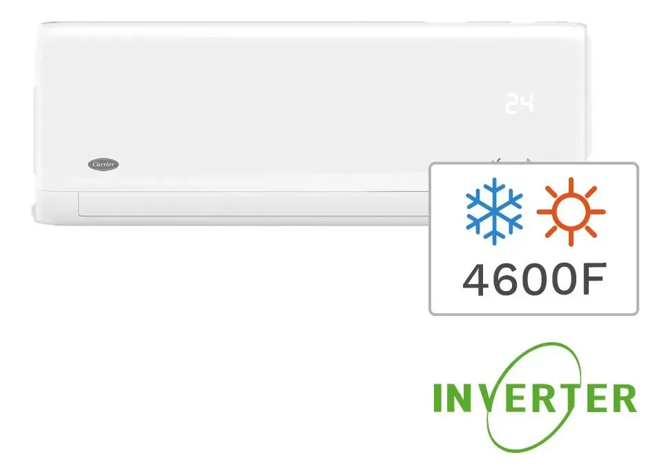 Condicionador de ar de calor frio Split Inverter Carrier 53hv