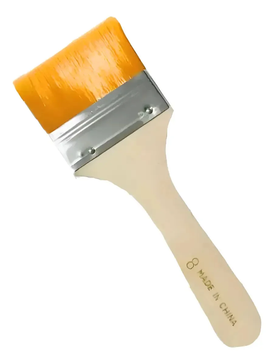 Escova artística de cabelo sintético N8 Brush Eq Arte Orange