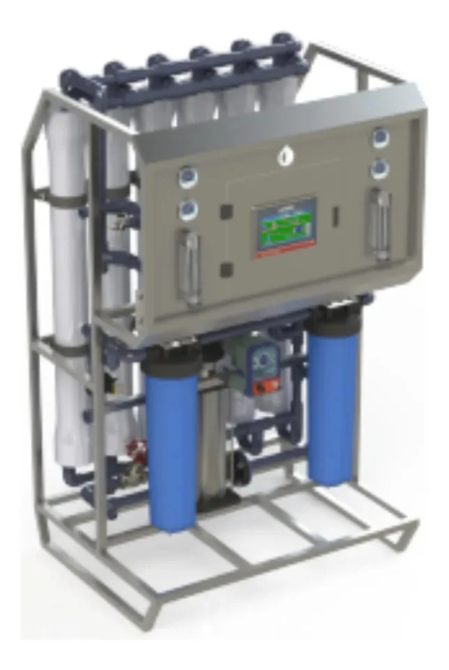 Filtro de água de osmose reversa industrial de qualidade pura 2400lpd
