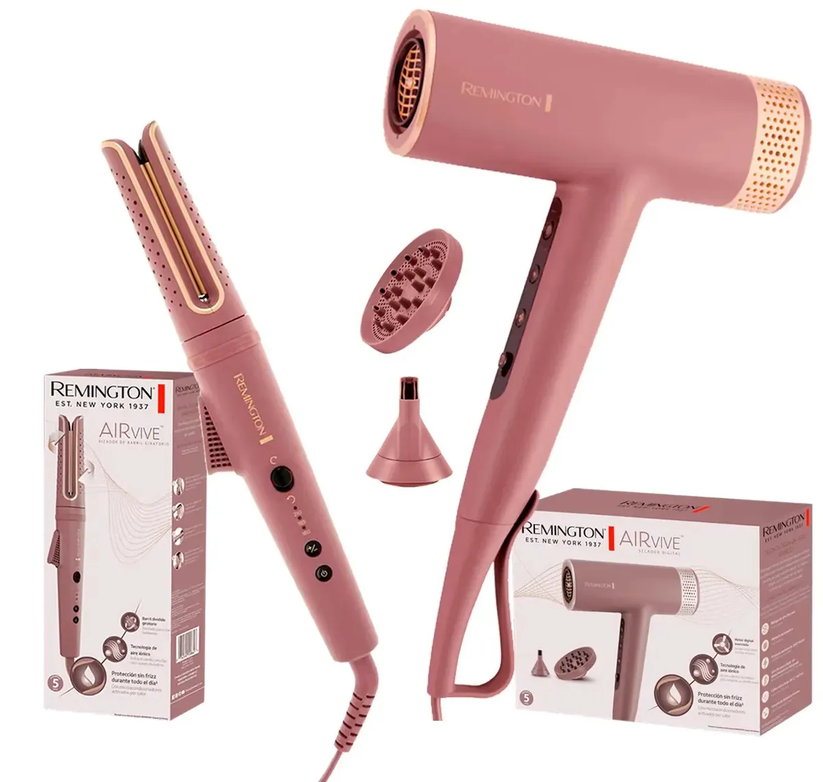 Kit de artefatos para o cabelo Remington CI8930 + EC8930 de 2 peças220V