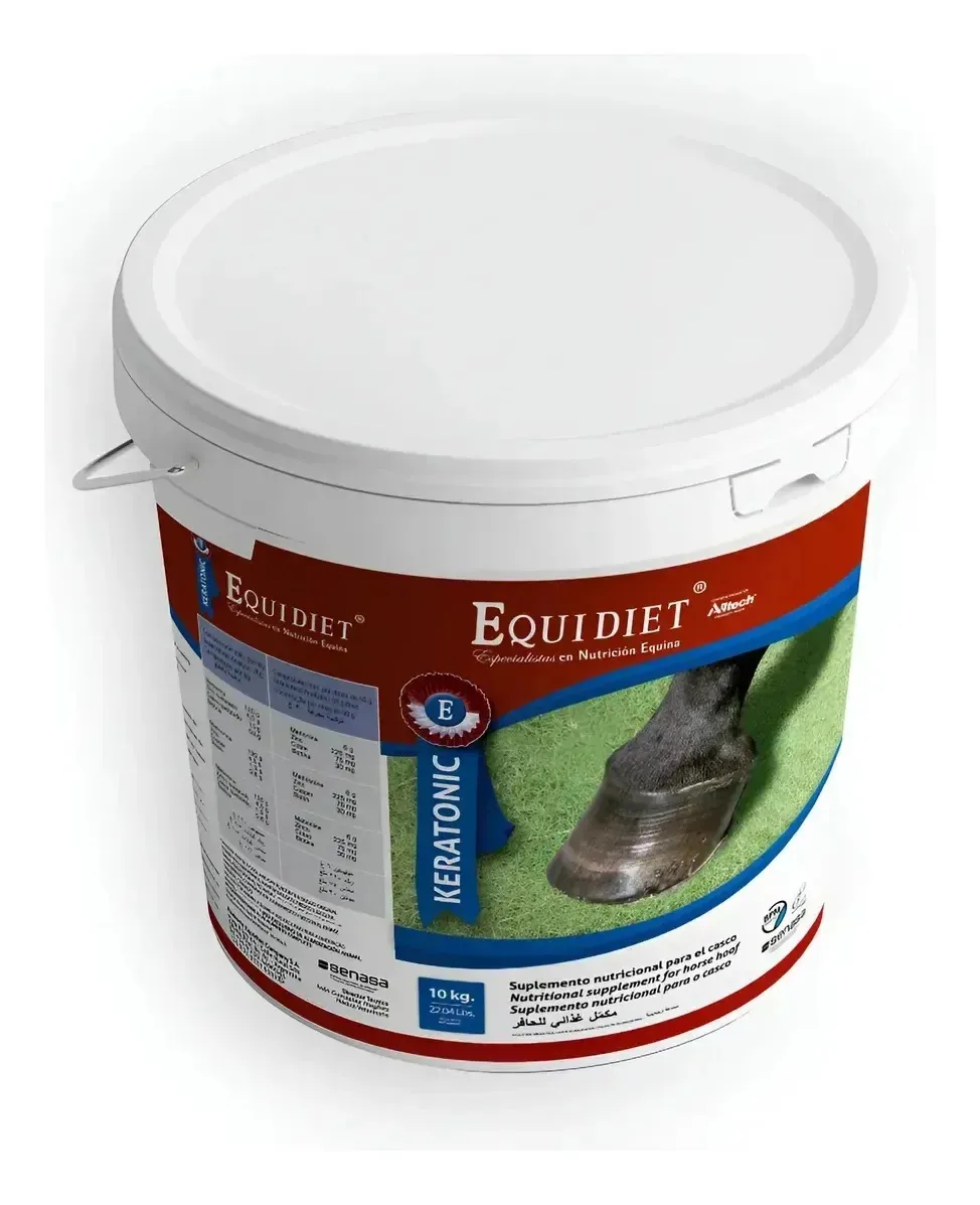 Suplemento de capacete queratônico para cavalos Equidiet Equine 10 kg