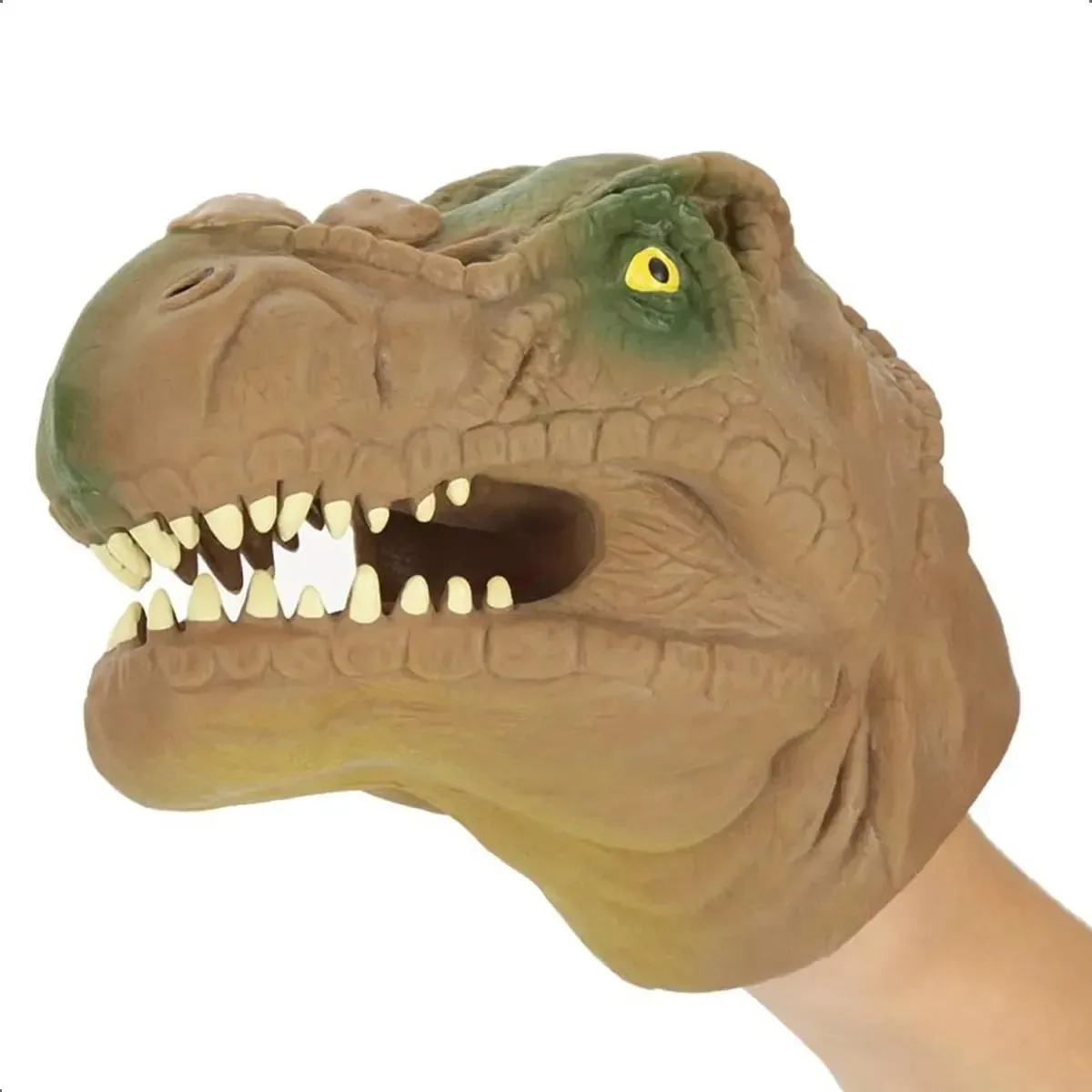 Boneco de mão Rex Rubber para crianças