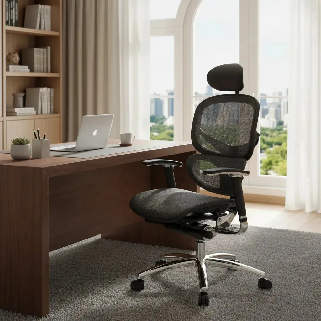 Cadeira de mesa reclinável ergonômica Pc Mesh Robotech