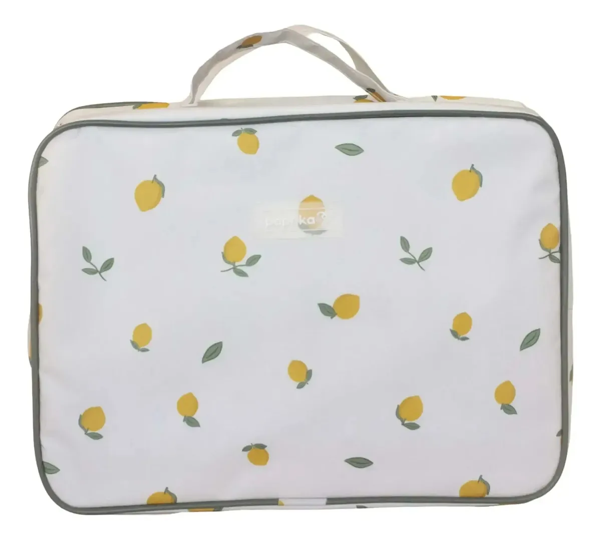 Bolsa de viagem de bebê Paprika Kidz, prática e fofa, com limão