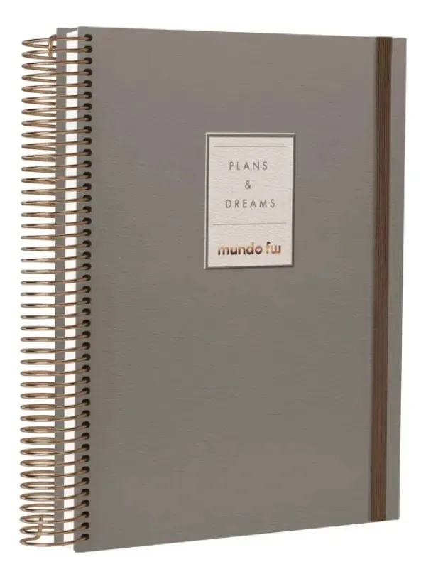 Caderno digitalizável Fw Coffee Infinity Book A5 96 Striped Plans