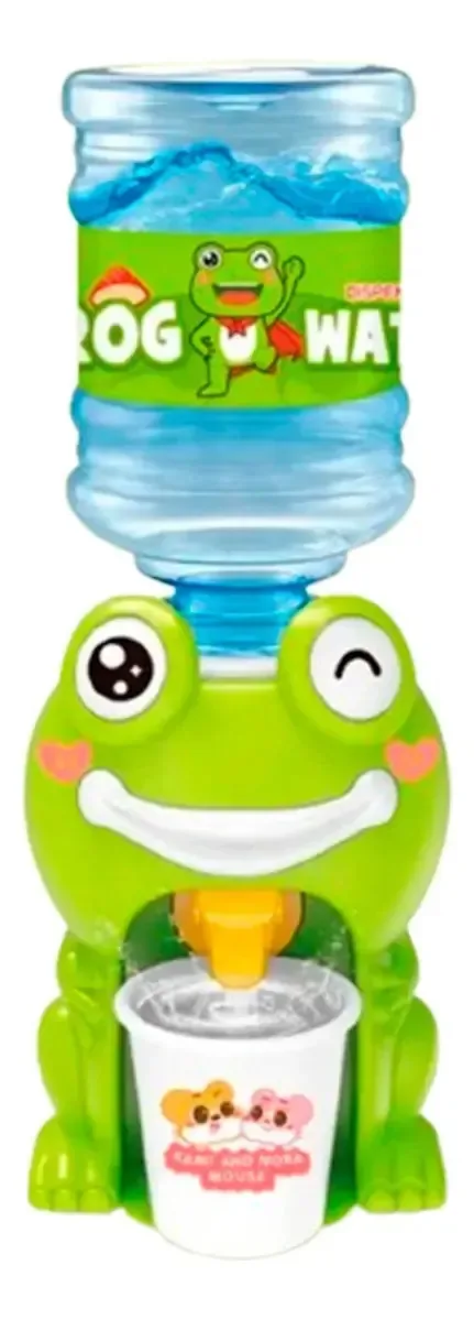 Dispensador de água Mini Bidon Frog Dispensador de água potável Children's Frog