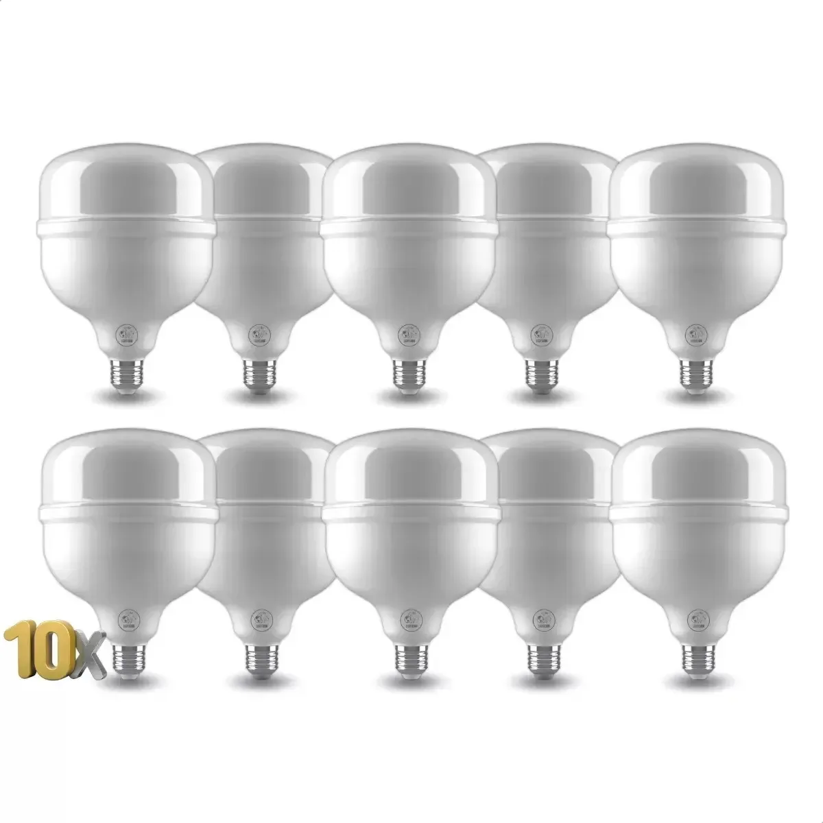 CAMPOS DE ELETRICIDADE LED COM LUZ FRIA DE 50 W - 50 W Branco frio - Pacote - 10 - 4200 lm