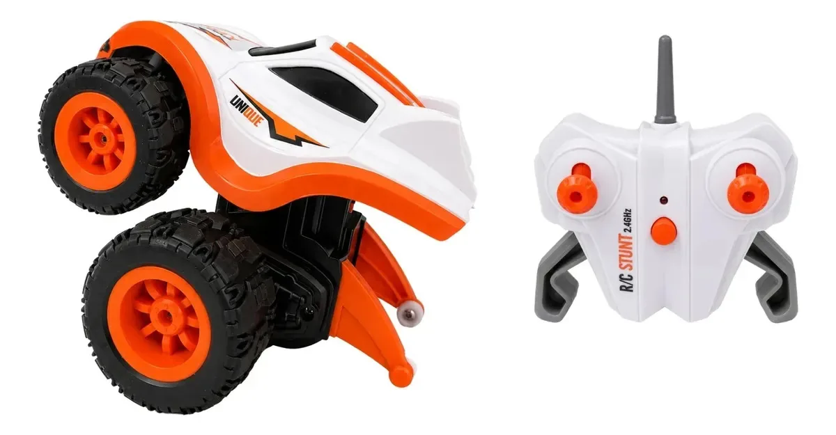 Controle remoto acrobático automático Mini Rambler 360° 2,4 GHz laranja Mini Rambler laranja e branco