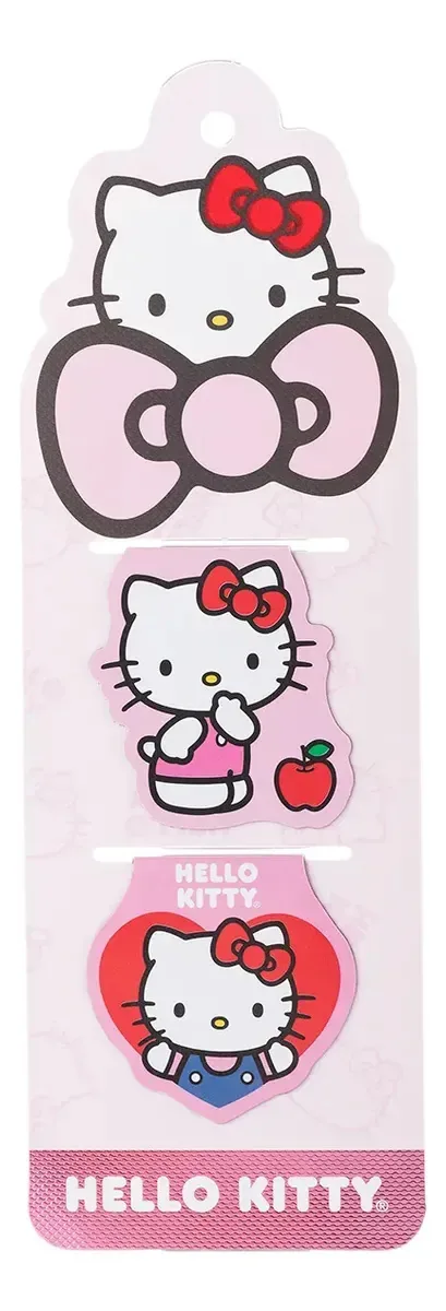 2 Marcadores magnéticos Mooving Hello Kitty Marcadores magnéticos Hello Kitty Marcadores magnéticos Hello Kitty