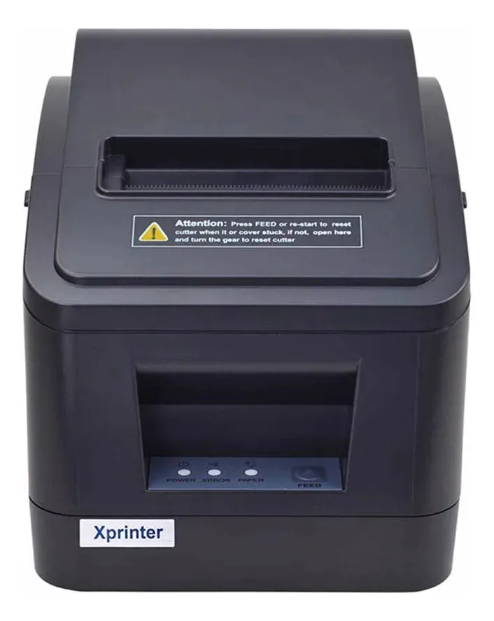 Impressora térmica preta Xprinter Ticket 80mm Xp-V320n