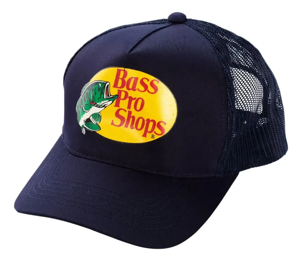Bass Pro Shops Bonés De Beisebol Verão Malha Chapéus De Rede Cor Navy Tamanho Único