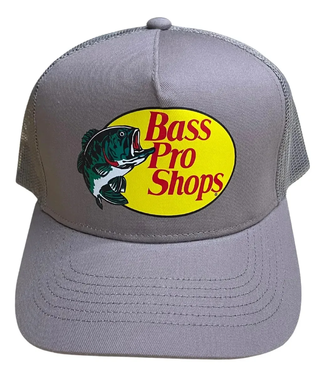 Bass Pro Shops Bonés De Beisebol Verão Malha Chapéus De Rede Cor Grey Tamanho UN