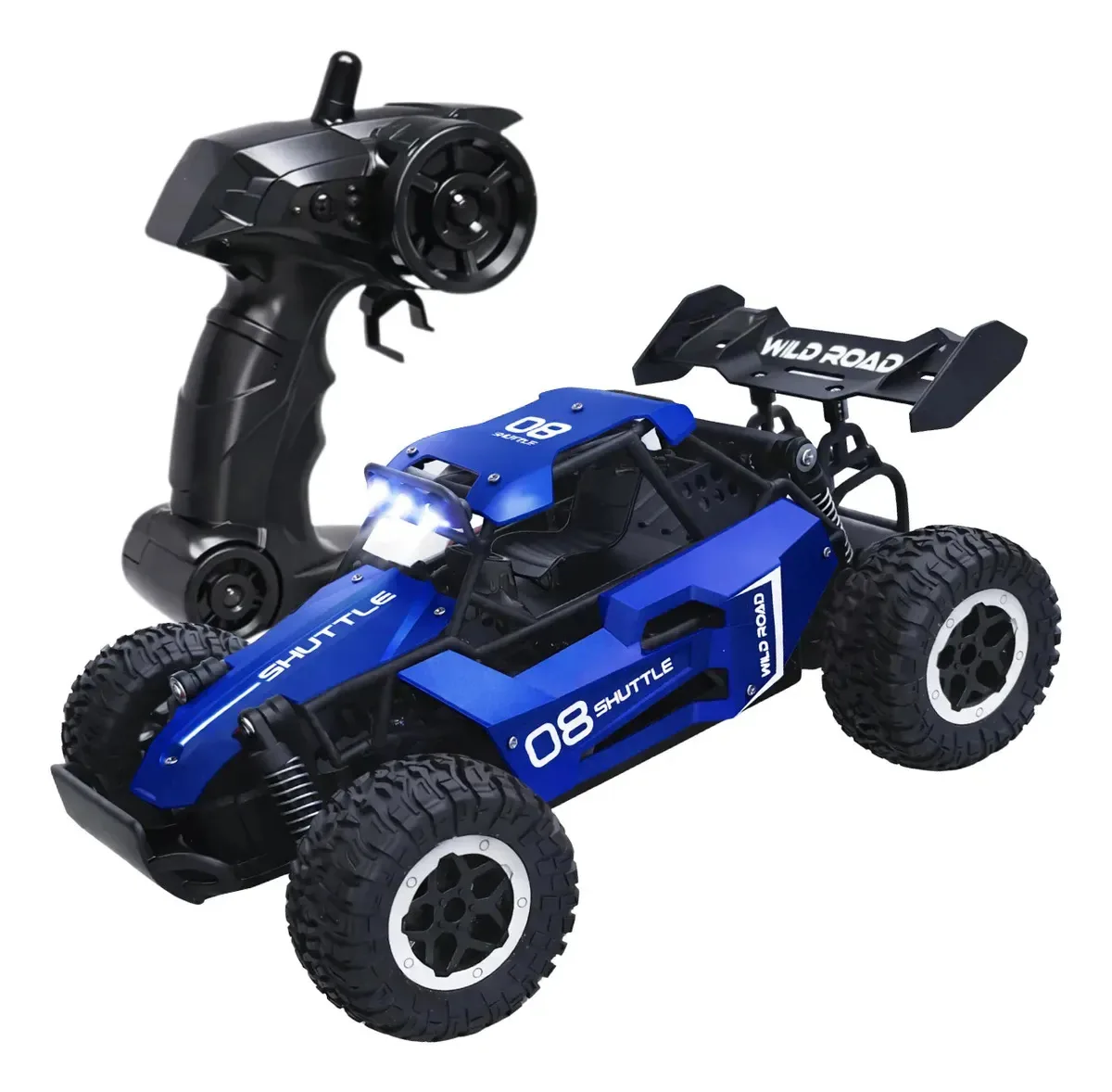 Carro Controle Remoto Buggy Off Road Alta Velocidade 20km/h Azul
