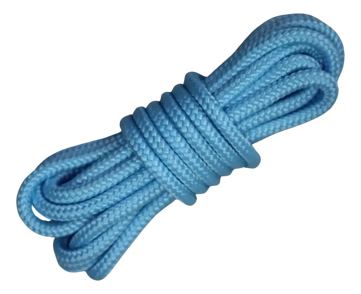 Corda Náutica De Polipropileno 10mm Redonda Com 5 Metros Cor CORDA NÁUTICA AZUL BEBÊ