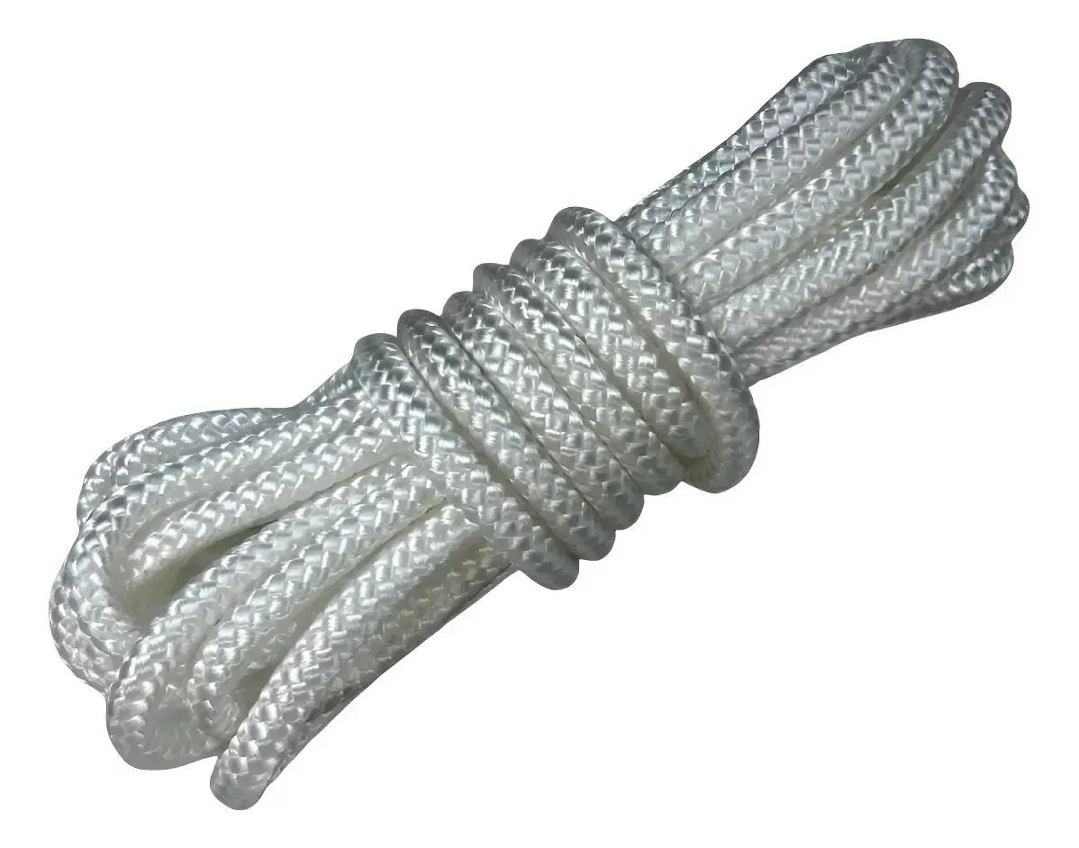 Corda Náutica De Polipropileno 10mm Redonda Com 10 Metros Cor CORDA NÁUTICA BRANCO