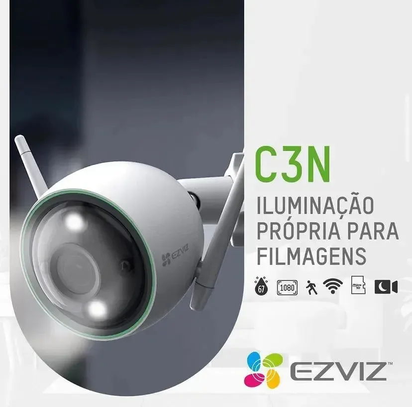 Kit 3 Câmeras Ezviz C3n
