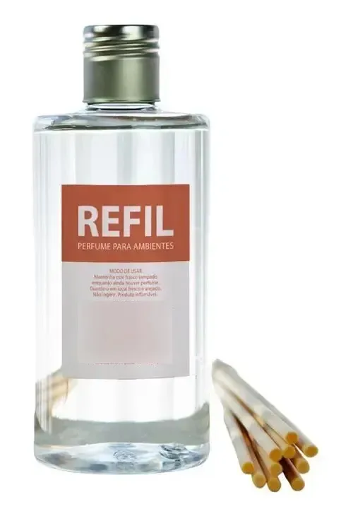 Refil Difusor De Varetas 250 Ml Plastico Pera E Jasmim