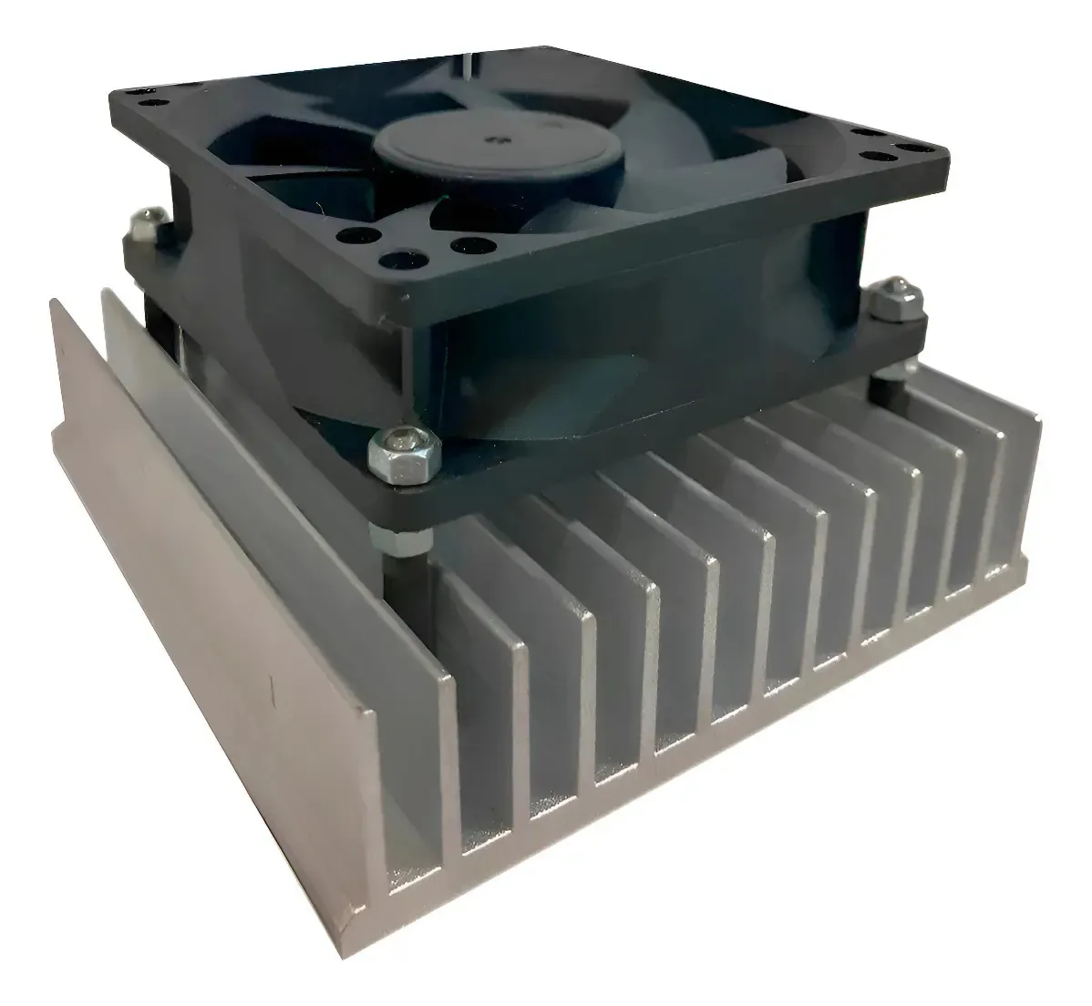 Dissipador De Calor Alumínio Com Cooler 12v Para Peltier