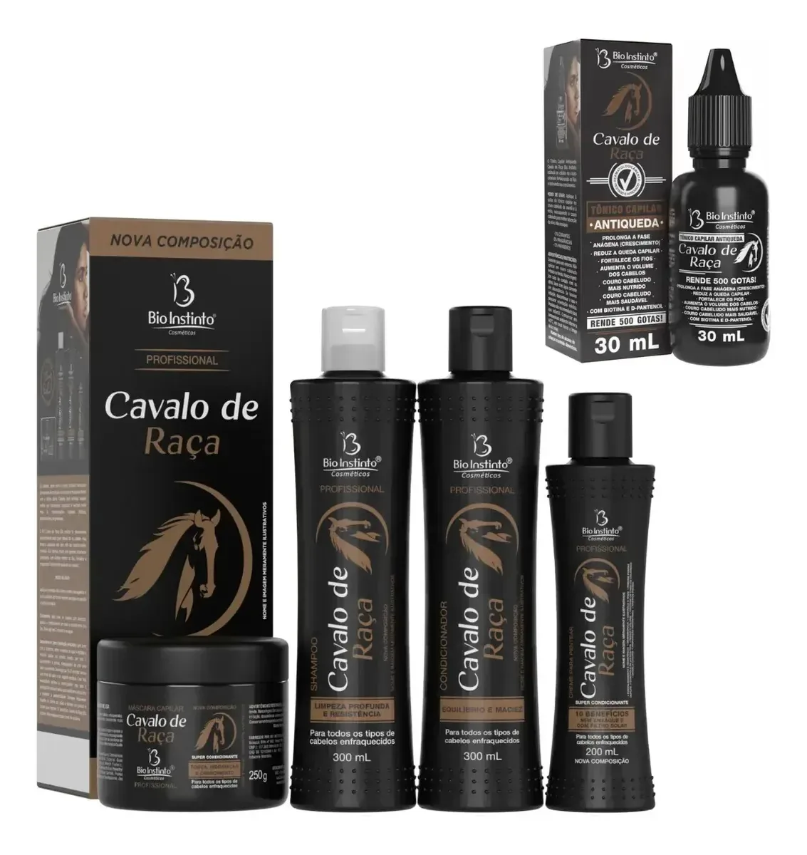 Kit Cavalo De Raça + Tônico Capilar Cavalo De Raça