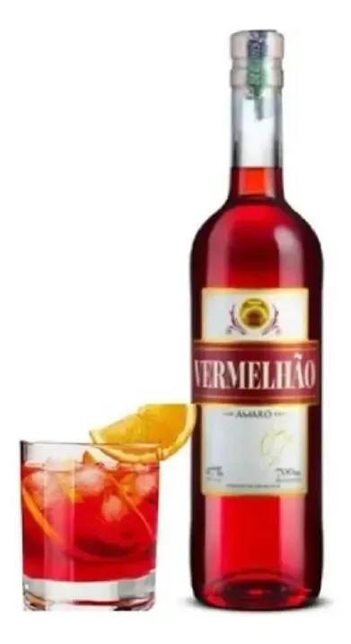 Aperitivo Bitter Vermelhão Garrafa 700 Ml