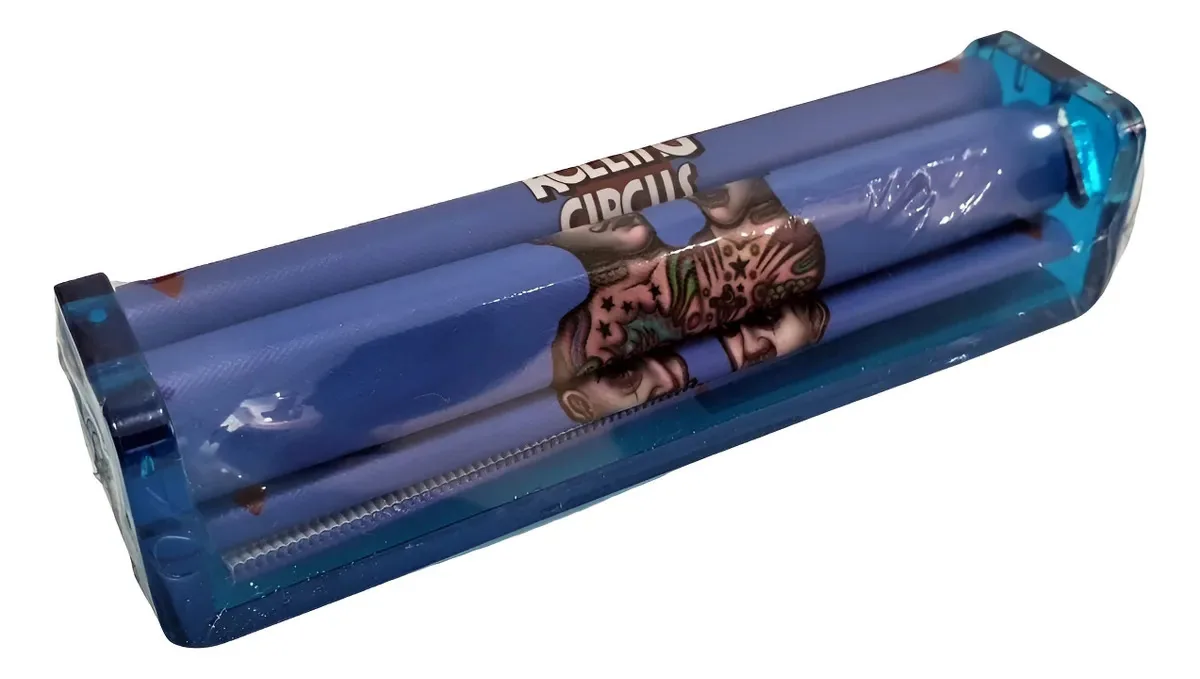 Máquina De Enrolar Boladora Grande Para Sedas 110mm Cor Azul