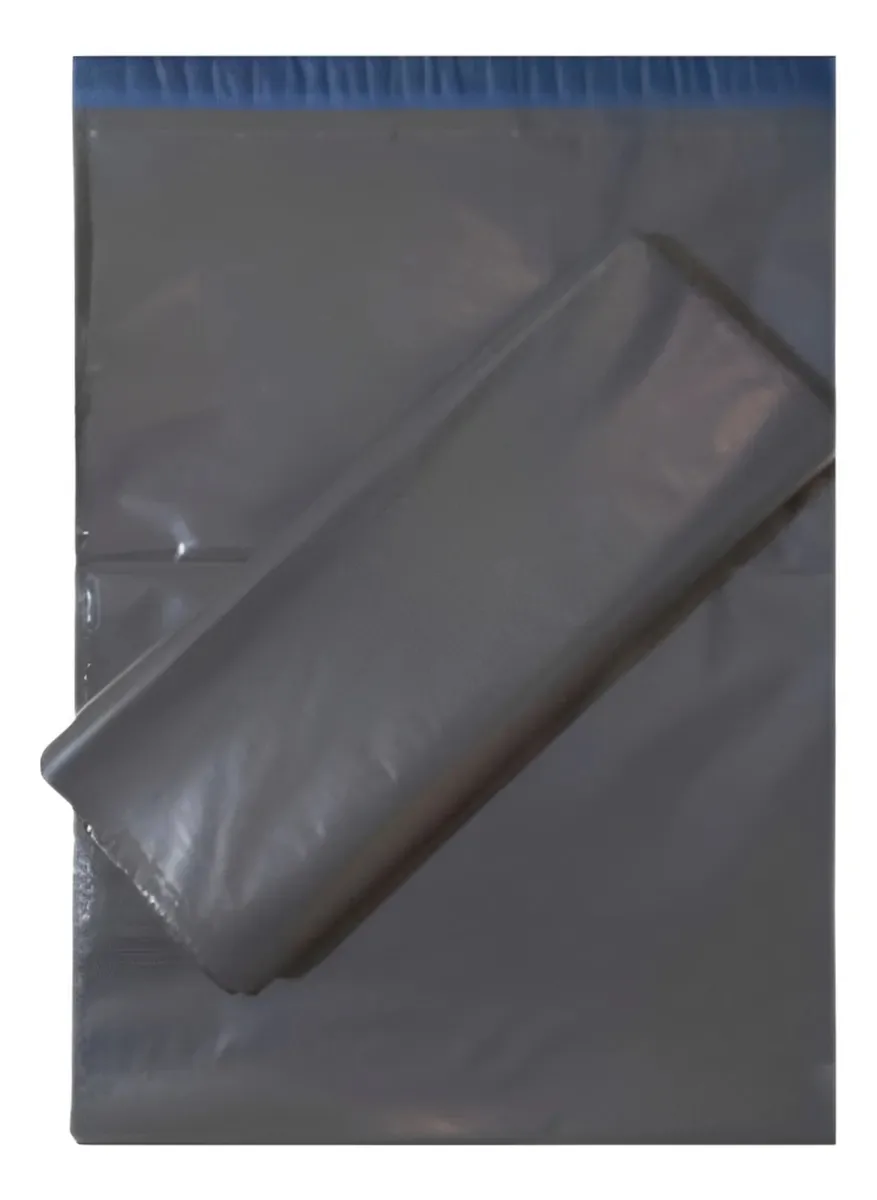 1000 Envelopes Cinzas Ecologico Inviolavel 40x70 Cm