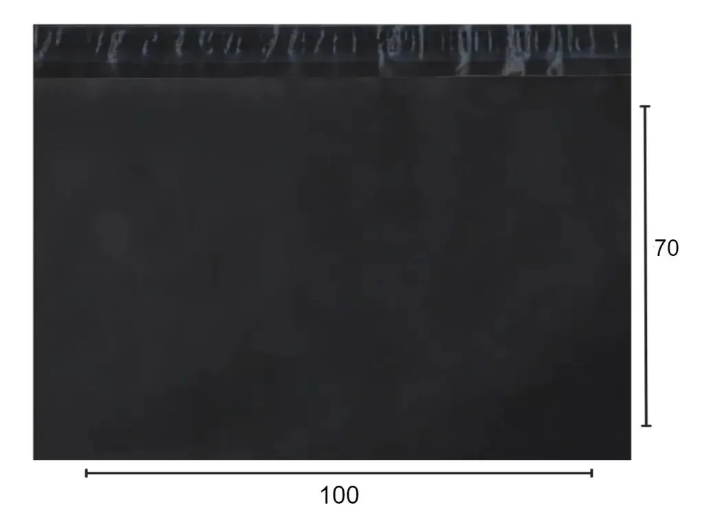 Pct 200 Envelopes Segurança Cinza Saco Embalagem 100x70