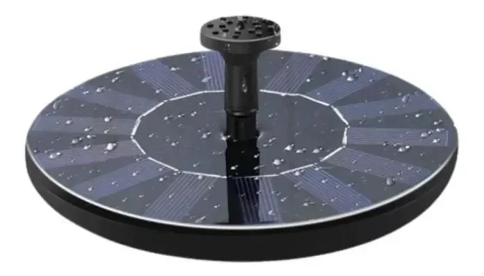 Mini Fonte Chafariz Solar De Água Flutuante Para Jardim