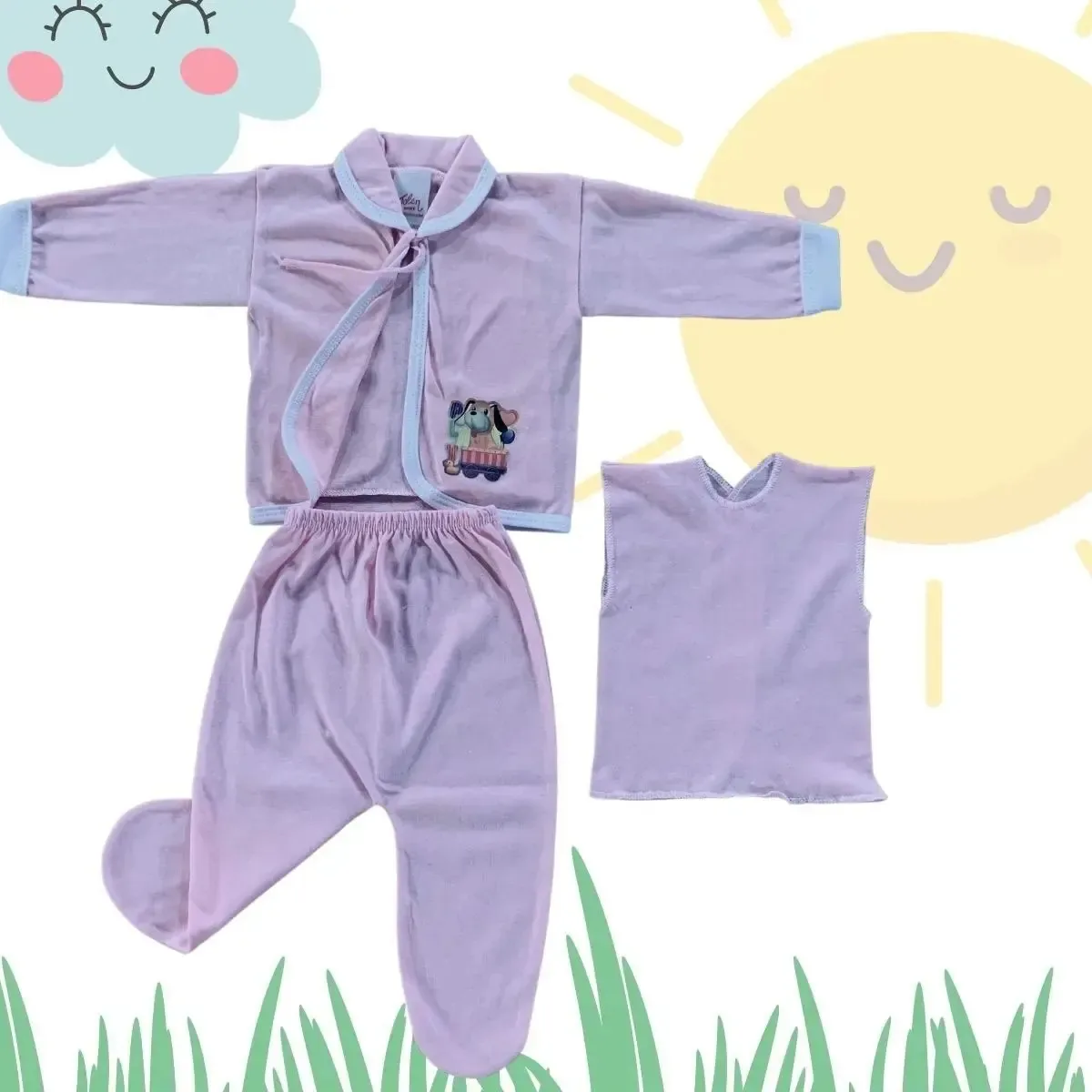 Kit De Roupas Para Boneca Jolen Baby Pagao E Mijão - 50 Peças